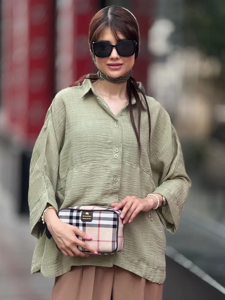 شومیز کنفی ترمه
